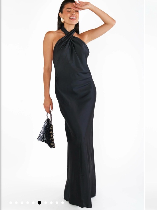 Show Me Your MuMu Dresses & Skirts - Show Me Your MuMu Black Twist Halter Maxi Dress
